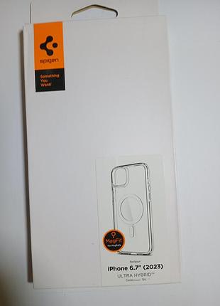 Чохол spigen для apple iphone15 plus ultra.
