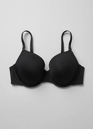 Бюстгальтер ущільнений класичний primark 38dd 85e бавовняний чорний