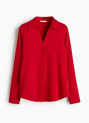 ❤️рубашка червона h&m розмір 36-й ідеальний стан❤️