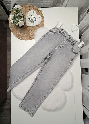 Серые джинсы от denimco 5-6 лет (110-116)