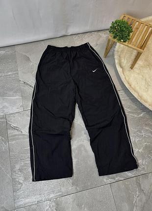 Штани nike спортивні широкі / найк вінтаж / nike vintage / плащівка