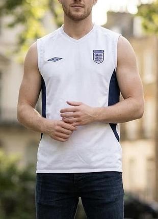 Спортивная майка umbro england сборная англии винтаж / ретро