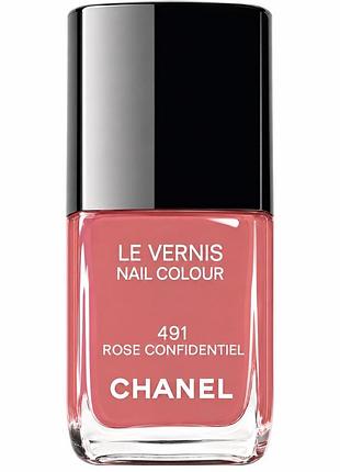 Лак для нігтів chanel le vernis 491 rose confidentiel