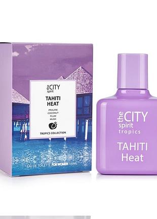 The city spirit tropics tahiti heat туалетна вода жіноча, 100 мл