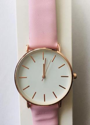 Класичний рожевий годинник3 фото