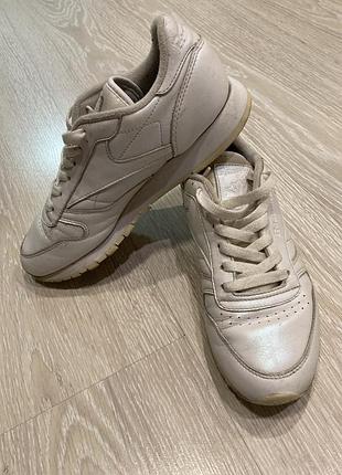 Женские кроссовки reebok classic leather