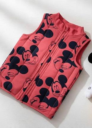 Детская жилетка disney baby с микки маусом, 12-18 месяцев, рост 86 см