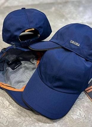 Кепка бейсболка zegan lux синий capzgn001
