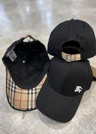 Кепка бейсболка burberry черный capbrb017