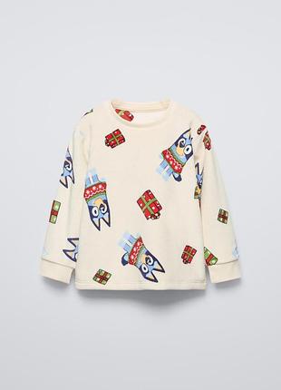 Детская велюровая пижама zara, 6 лет, рост 115 см