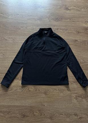 Чоловіча спортивна кофта nike dri-fit чорна розмір m