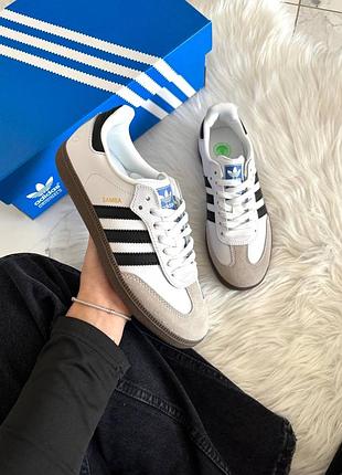 Кросівки adidas samba vegan white