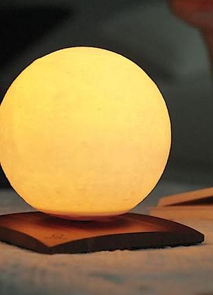 Портативный светильник gingko smart luna spin lamp (mini 12 см)