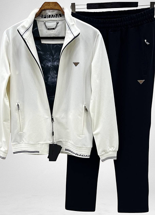 Спортивный костюм prada белый tspr6002