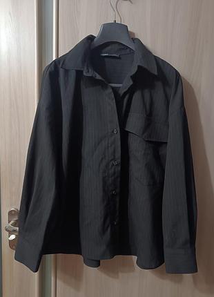 Сорочка рубашка оверсайз pull&bear