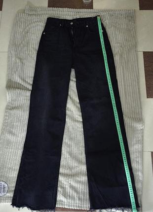 Джинси жіночі zara wide leg чорні 36