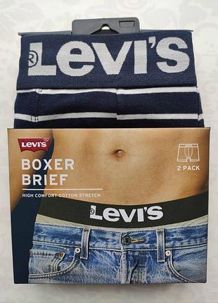 Мужские боксеры levi's boxer brief (набор 2 шт.) - размер l