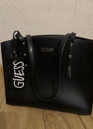 Жіноча сумка guess чорна