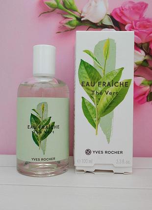 Туалетна вода зелений чай the vert yves rocher.