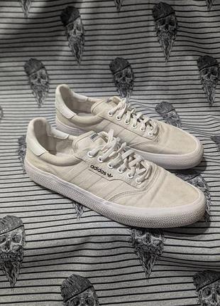 Кроссовки adidas originals, бело-молочные, текстильные, унисекс, размер 44 2/3, стелька 28 см