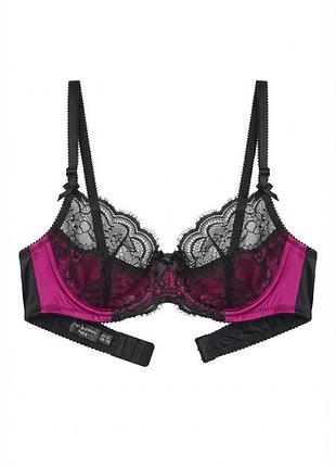 Розкішний шовковий бюстгальтер ann summers neve з мереживом (розмір uk 34a / eur 75a)