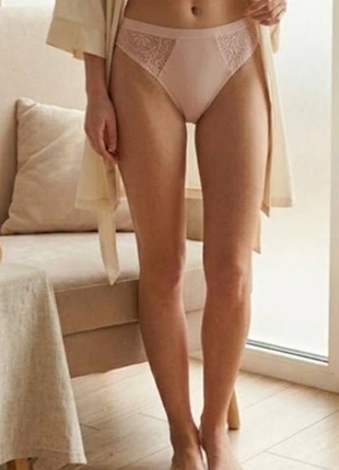 Арт.0971 трусики слип женские marks &amp; spencer high legs с высоким вырезом размер s