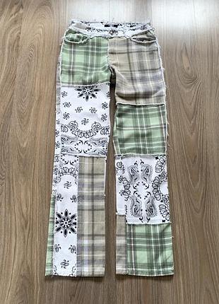 Женские оригинальные джинсы с патчами jaded london patchwork