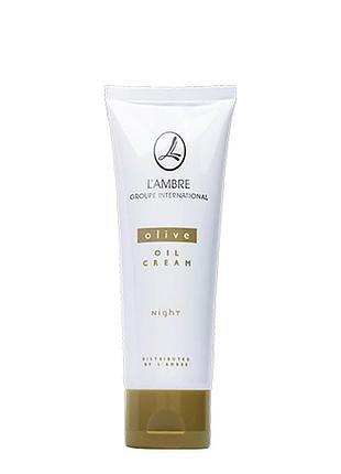 Живильний нічний крем для обличчя lambre olive oil line night cream 80 мл