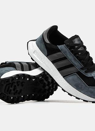 Мужские кроссовки adidas retropy e5 grey black 40-41-42-43-44-45