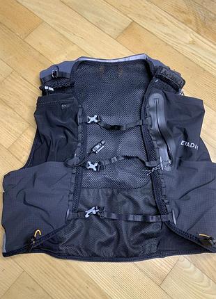 Біговий рюкзак-жилет унісекс evadict decathlon trail running vest сірий, чорний, розмір m/l
