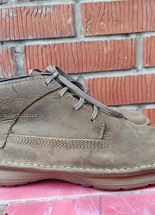 ​мужские кожаные ботинки caterpillar cat gravity grey, р. 43 (стелька 27.5 см)