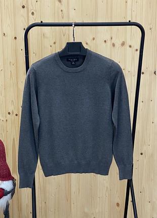 🖤базовий жіночий светр amisu knitwear/графітовий джемпер тонка в'язка🖤
