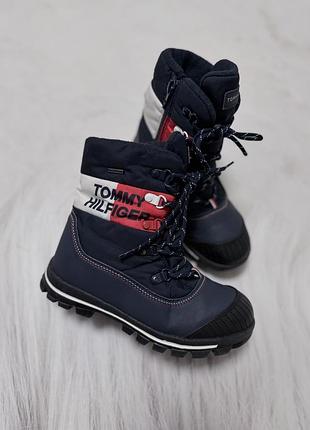 Чоботи для хлопчика tommy hilfiger сині, розмір 35, довжина устілки 22,5 см