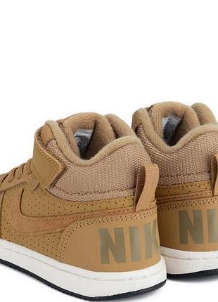 Суперовые кроссовки хайтопы на флисе nike