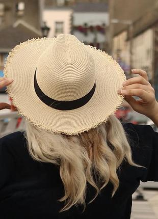 Primark 100% папір шляпа шапка панама солома федора капелюх неймовірна