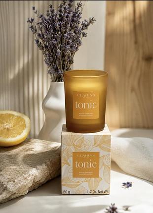 Свічка від clarins paris парфумована