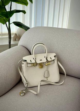 Hermès birkin 25 milk/gold 25 x 19 x 12