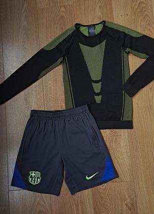 Термокофта термоштаны поддева/футбольные шорты nike для мальчика