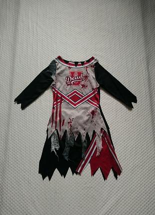 Карнавальна сукня зомбі zombie cheerleader 7-8 років