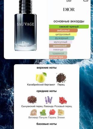 Чоловічі dior sauvage  парфуми  1 мл парфюм духи шлейфові діор