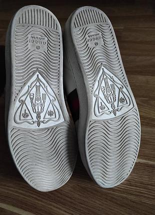 Кожаные кроссовки gucci ace 3