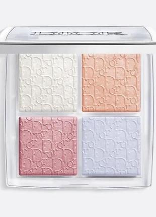 Палітра хайлайтерів для сяйва обличчя dior backstage glow face palette 006 celestial glow