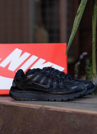 Термо кросівки nike p-6000 gore-tex black grey