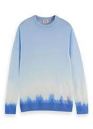 Напівовняний светр/ l/ brend scotch& soda