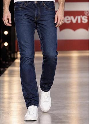 Джинси чоловічі levi's сині, розмір l, бавовна (денім)