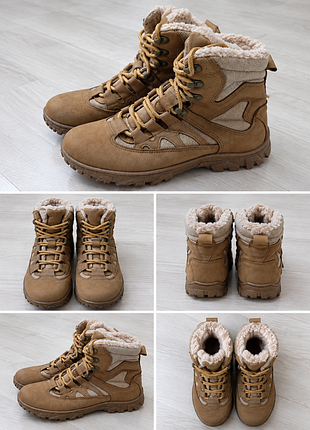 Черевики чоловічі grand shoes  зимові койот