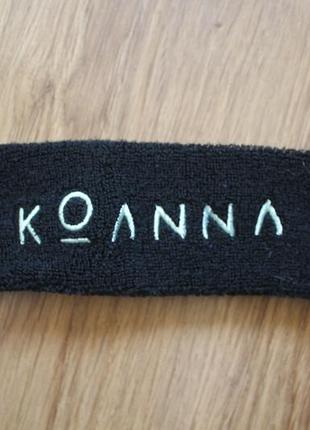 Унисекс махровая повязка на голову koanna (брендовый налобник для спа/фитнеса)