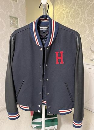 Куртка жіноча tommy hilfiger синя, розмір s-m