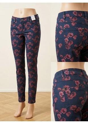 Джинсы скинни.р.s/m 
 denim &amp; co. 
посадка сер/низка. замеры в пп.винтаж
