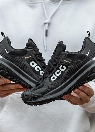 Кроссовки мужские nike acg moutain fly gore tex black white